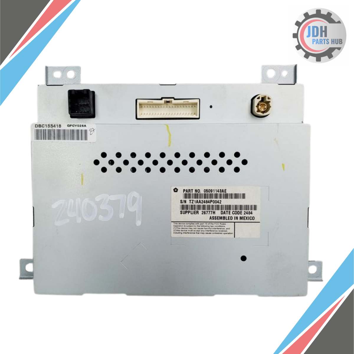 2013–2016 Dodge Dart Navigation Display Screen GPS TV Info OEM — view 2