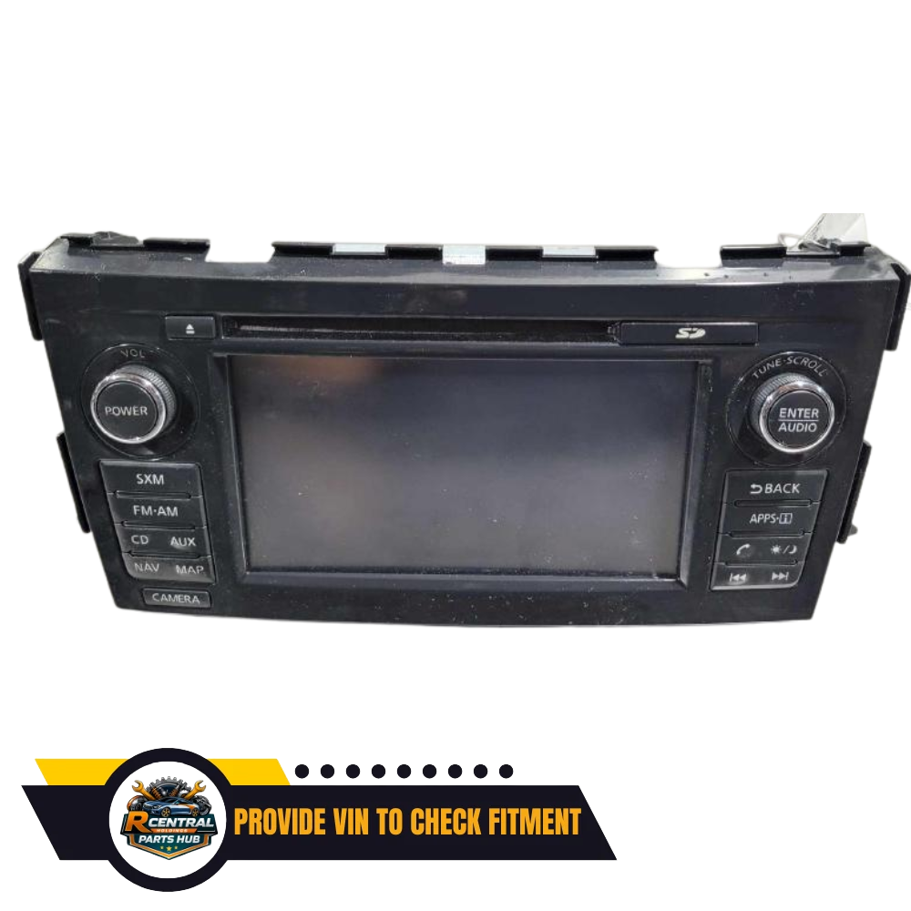 2015 Nissan Altima AM FM CD Player Radio Receiver with Navigation & Display OEM — view 1