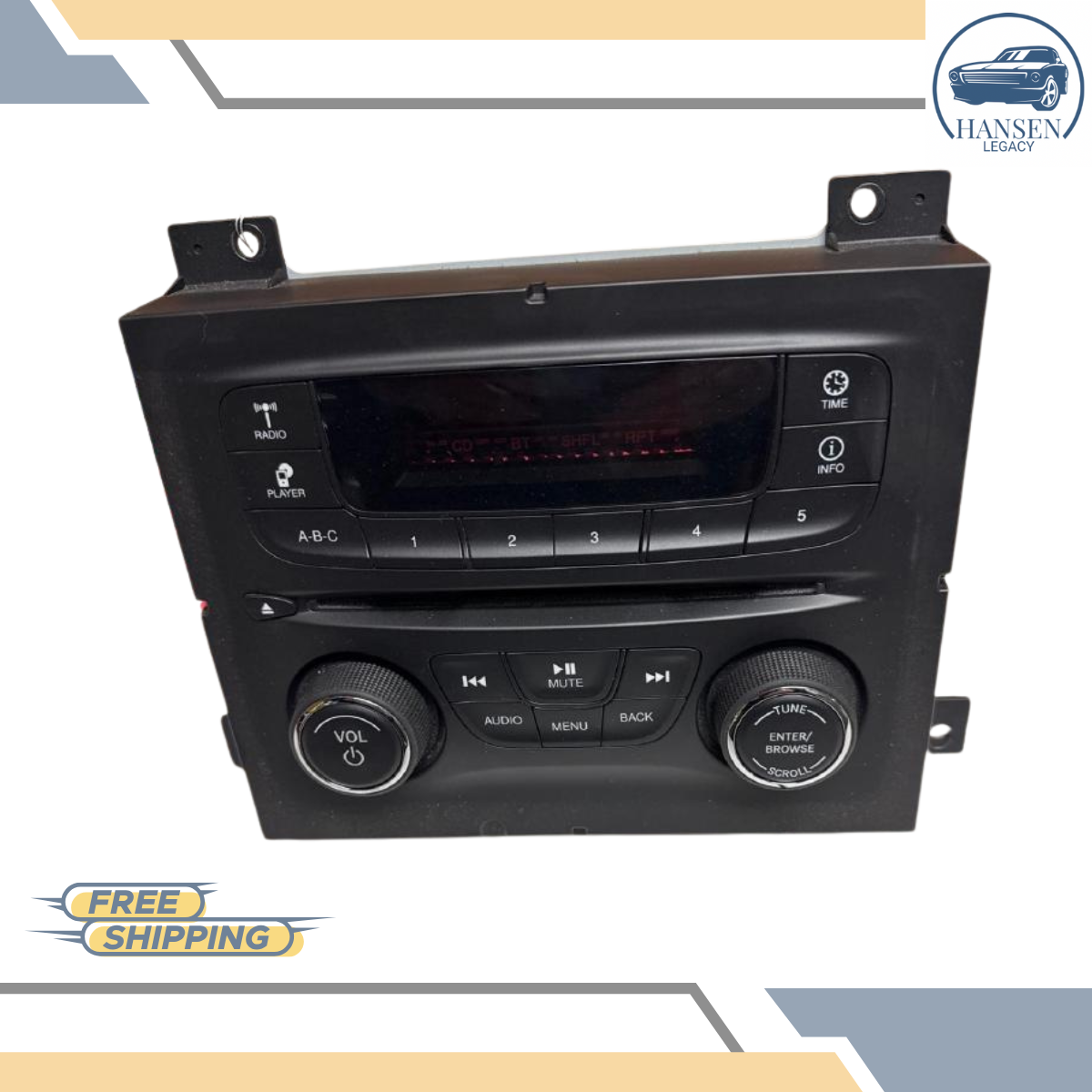 2013–2016 Dodge Dart AM FM CD Satellite Radio Receiver Option RAE 14 15 — view 3