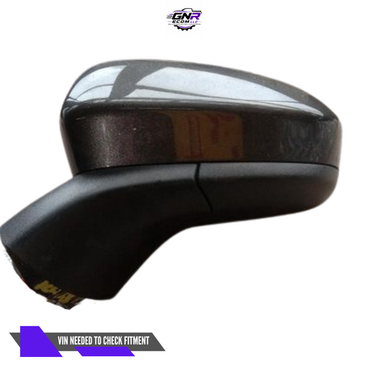 2019–2020 Ford Fusion Left Driver Side View Door Mirror with Blind Spot Black OEM — view 1