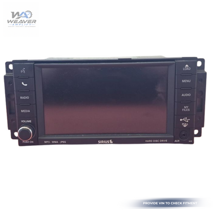 2011 Dodge Truck Ram 1500 AM FM Radio Receiver with Navigation with Display Screen OEM — view 1