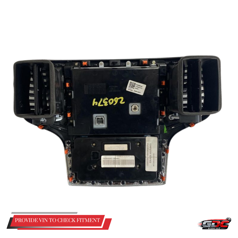 2019–2020 Jeep Grand Cherokee Climate AC Heater Control Unit with Bezel OEM — view 2