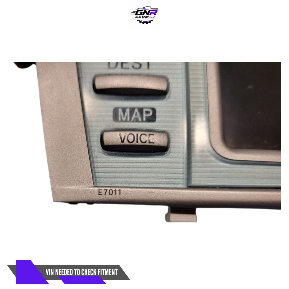 2007–2009 Toyota Camry Hybrid AM FM Navigation Sat MP3/CD/DVD Player Radio E7011 — view 2