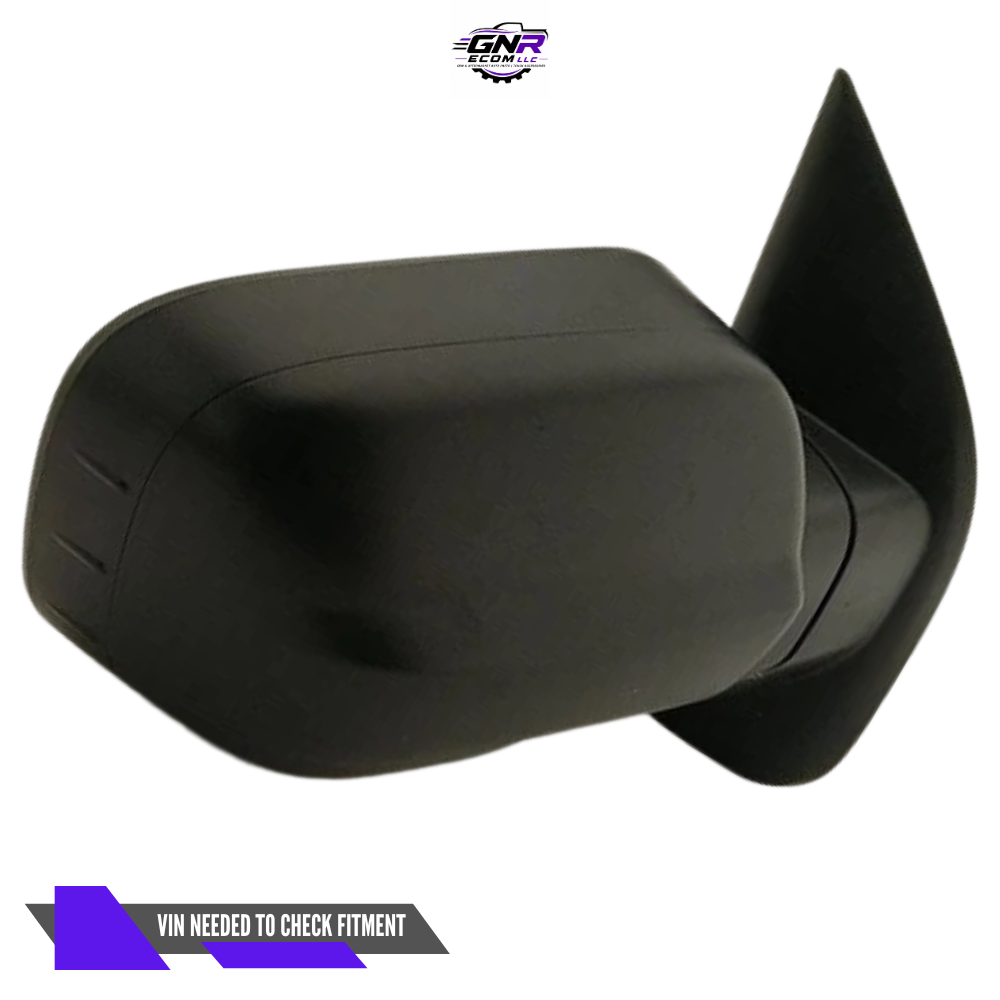 2017–2023 Nissan Titan Right Passenger Side Manual Mirror Assembly Black — view 2