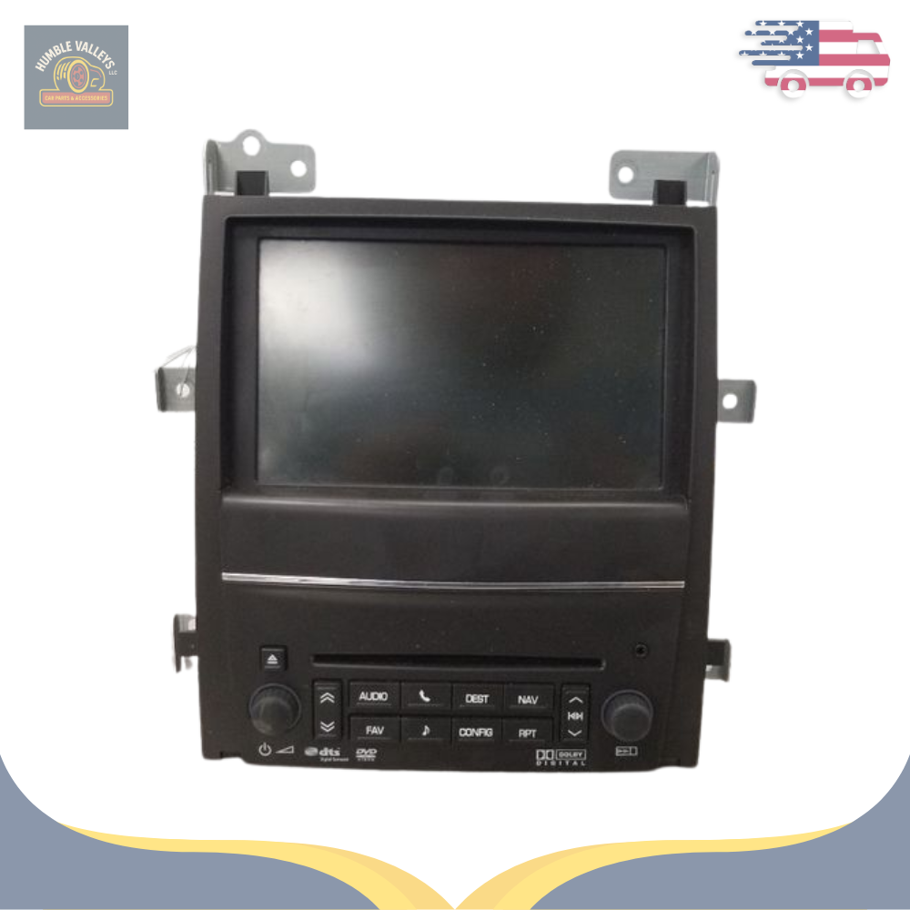 2011 Cadillac Escalade AM-FM-stereo-D<wbr/>VD-navigation Radio Receiver Display GMQ — view 1