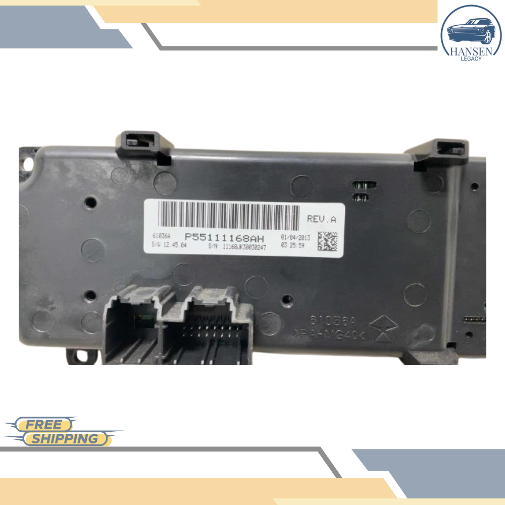 2011–2013 Jeep Wrangler Climate AC Heater Temperature Control OEM — view 3