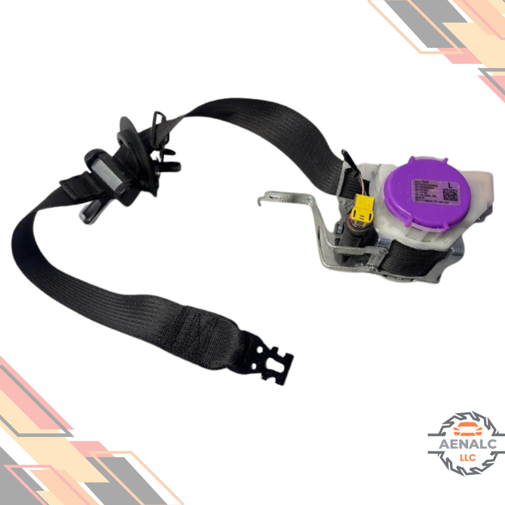 2018–2022 Chevrolet Equinox Front Left Driver Seat Belt Retractor Black Used — view 1
