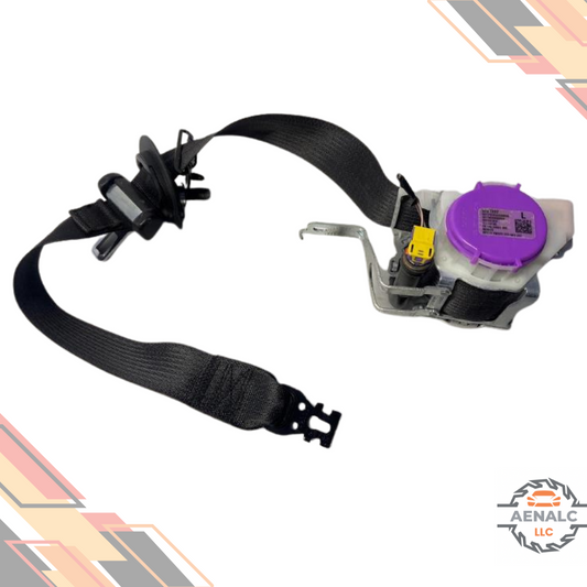 2018–2022 Chevrolet Equinox Front Left Driver Seat Belt Retractor Black Used — view 1