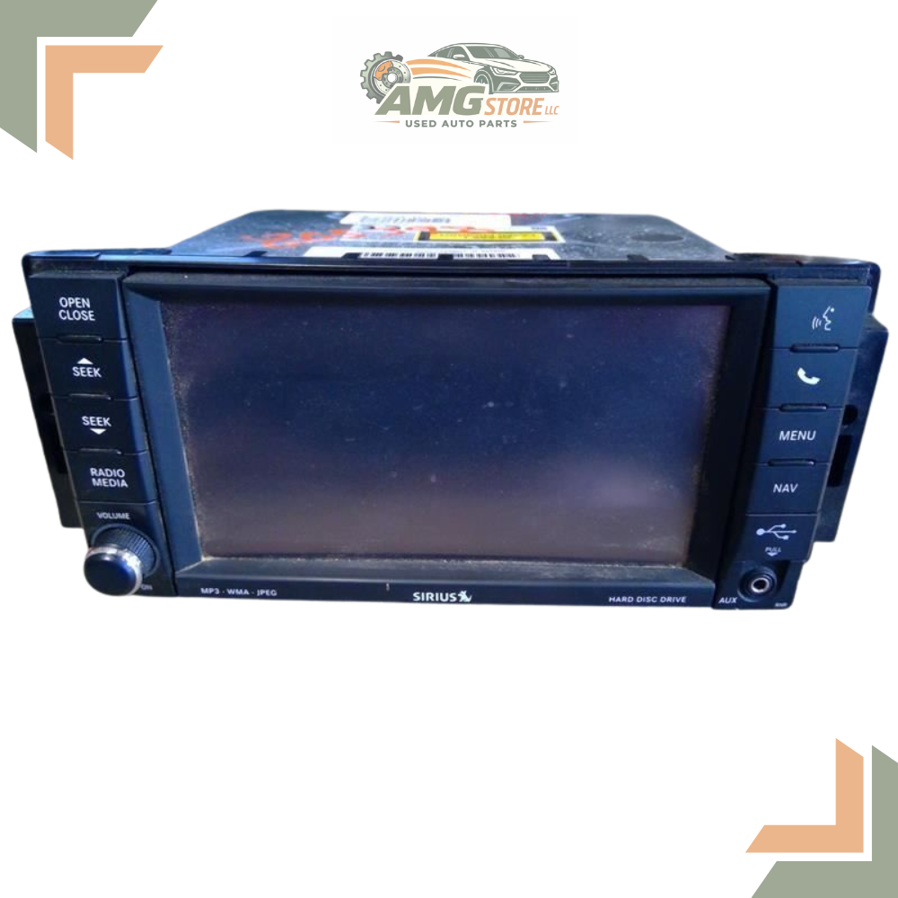 2013–2014 DODGE Challenger AM-FM-CD-DVD-H<wbr/>DD Navigation UConnect Radio RHR OEM — view 1