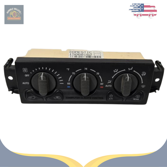 2000–2002 Chevrolet Suburban 1500 2500 AC Heater Temperature Control OEM — view 1