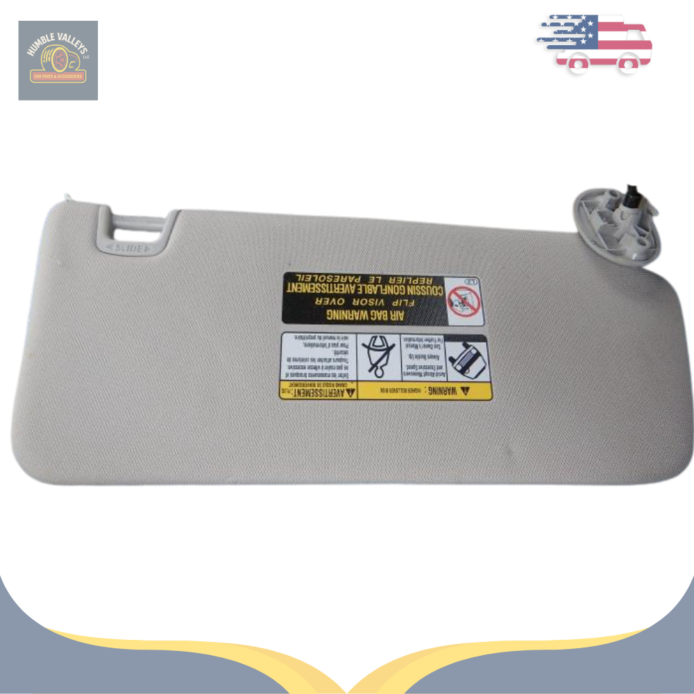 2016–2023 Toyota Tacoma LH Driver Sunvisor Sun Visor with Mirror & Light OEM — view 1