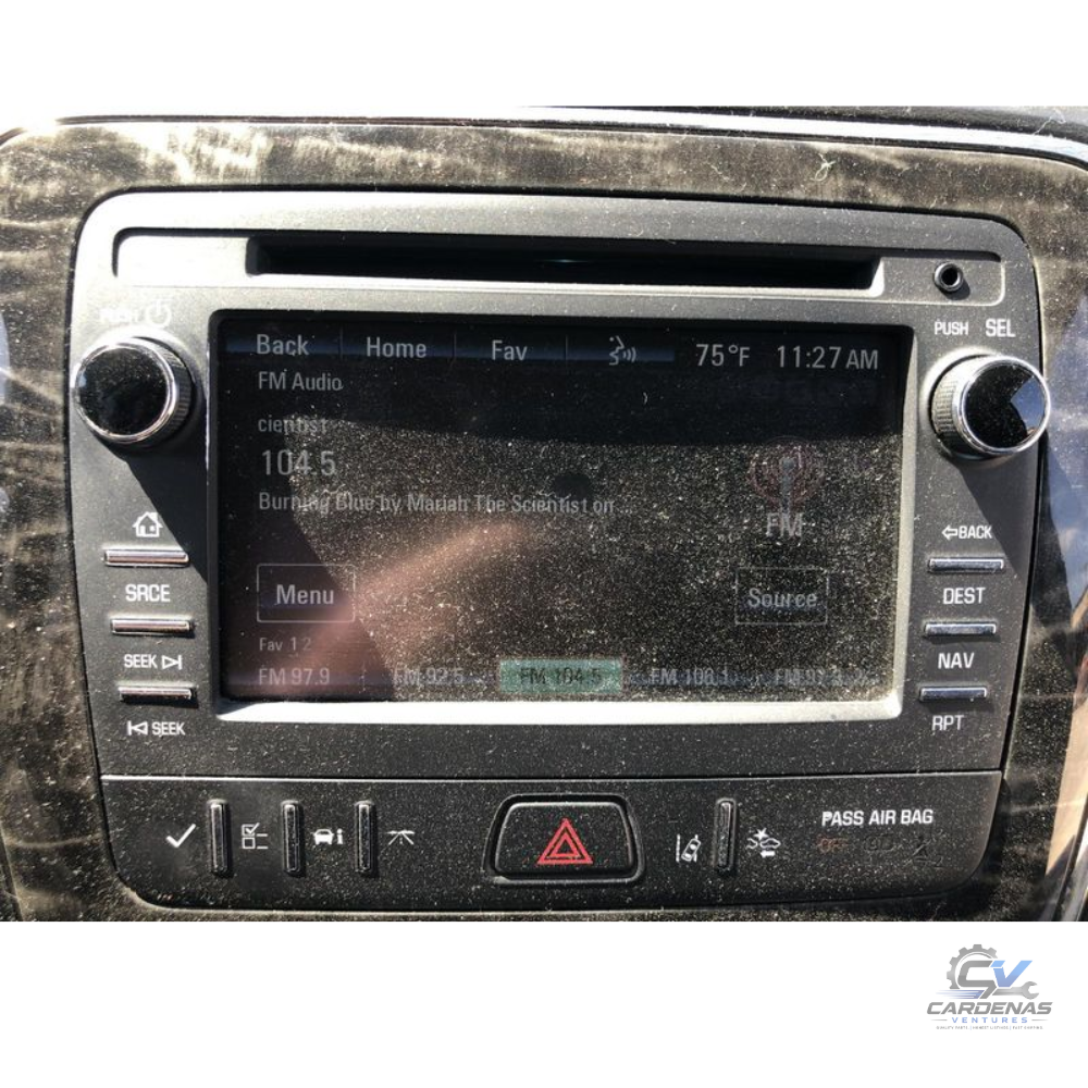 2013–2014 Buick Enclave AM FM Radio Receiver with Navigation with Display Screen OEM — view 2