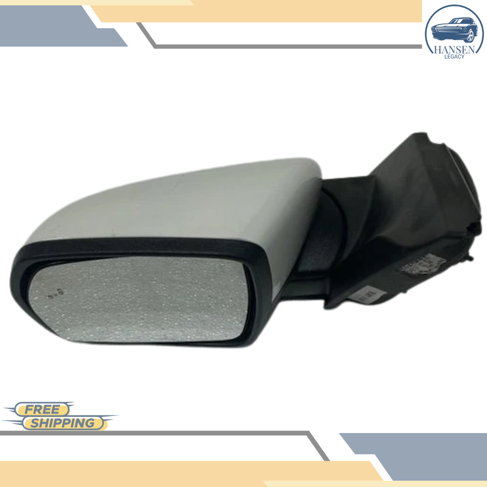 2019–2024 Ford Edge Left Driver Side View Door Mirror White OEM — view 1