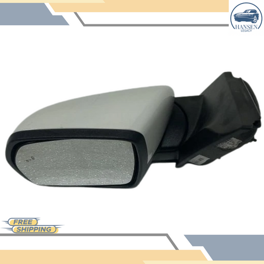 2019–2024 Ford Edge Left Driver Side View Door Mirror White OEM — view 1