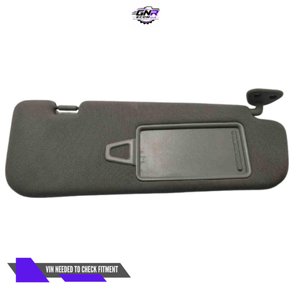2009–2016 Hyundai Genesis RH Passenger Sunvisor Sun Visor with Mirror Extender OEM — view 2
