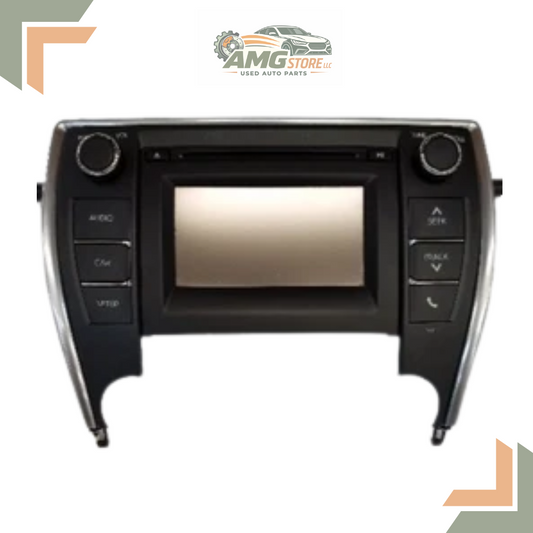 2016–2017 Toyota Camry CD Player Radio with Dash Display Screen 100614 OEM 16 17 — view 1
