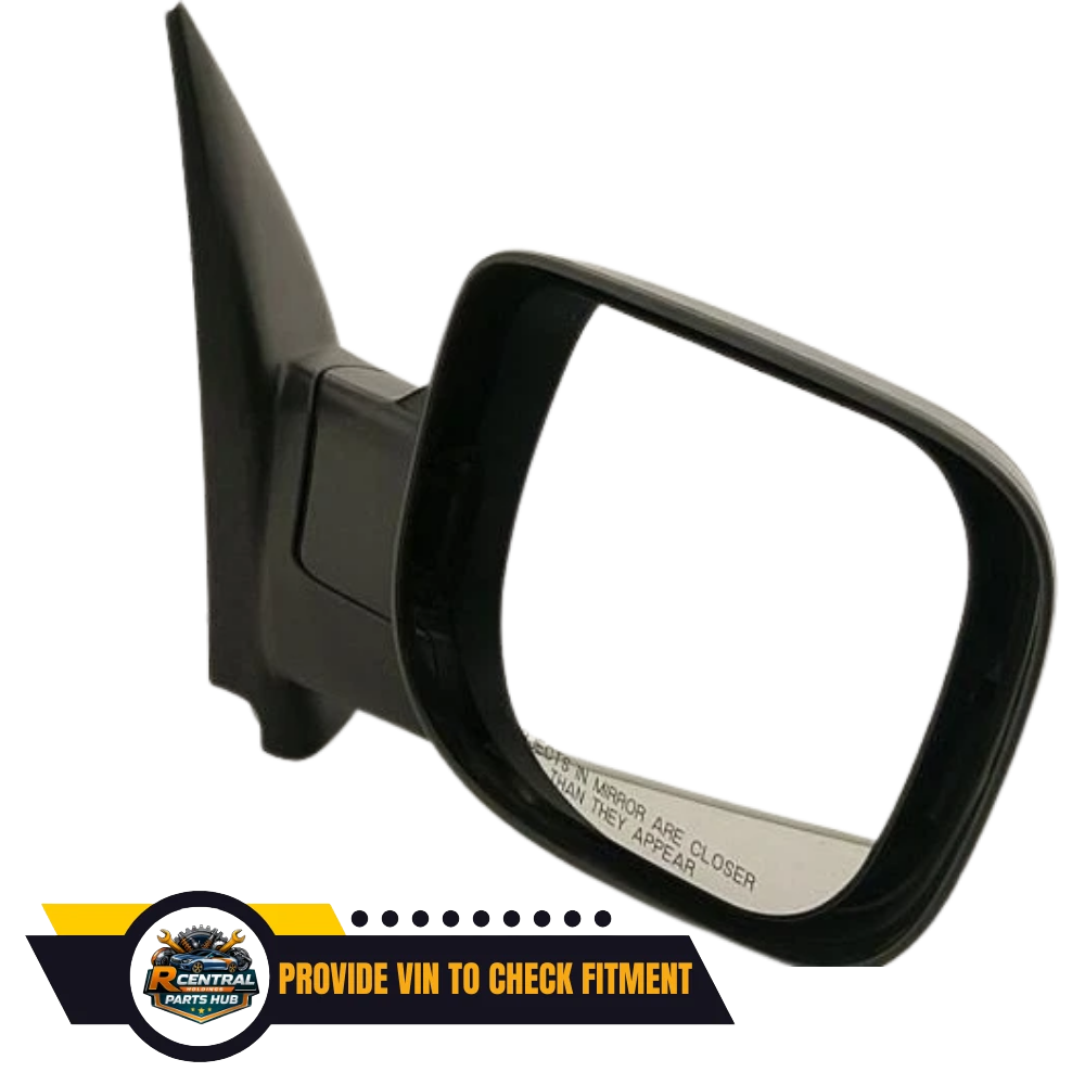 2017–2023 Nissan Titan Right Passenger Side Manual Mirror Assembly Black OEM — view 1