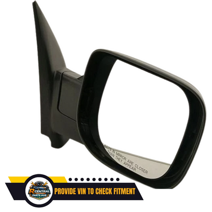 2017–2023 Nissan Titan Right Passenger Side Manual Mirror Assembly Black OEM — view 1