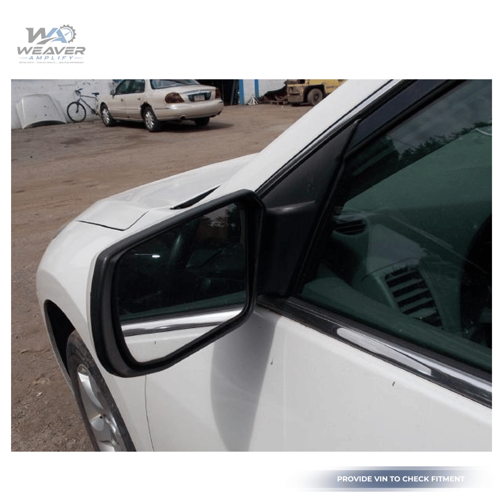 2007–2012 Nissan Altima Sedan Left Driver Side View Door Mirror White OEM — view 3