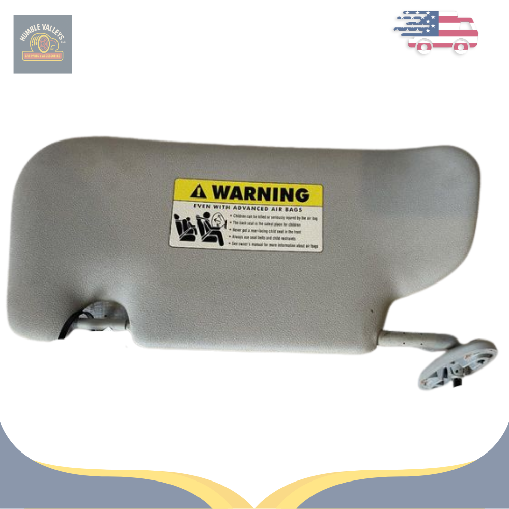 2007–2013 Mini Cooper RH Passenger Sunvisor Sun Visor with Mirror & Light OEM — view 1