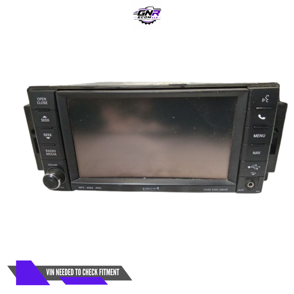 2013 Dodge Avenger AM-FM-CD-DVD-H<wbr/>DD Navigation UConnect Radio RHR OEM — view 1
