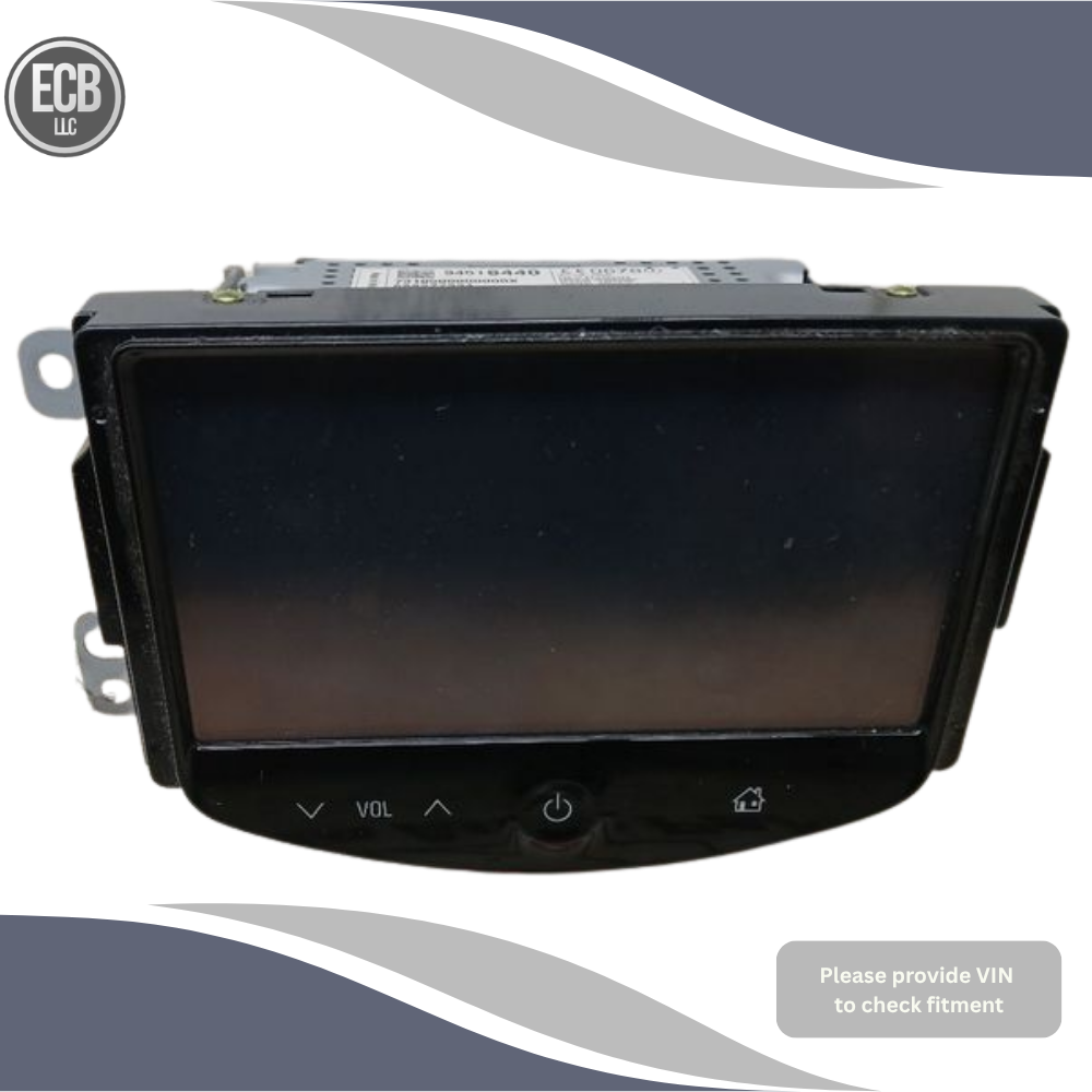 2015–2016 Chevrolet Sonic Radio Receiver Display Screen ID 94518440 OEM — view 1