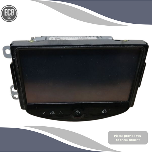 2015–2016 Chevrolet Sonic Radio Receiver Display Screen ID 94518440 OEM — view 1