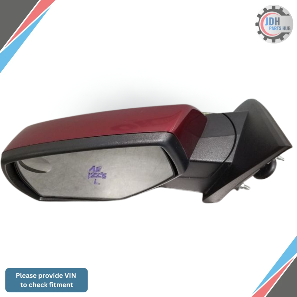 2014–2019 Chevrolet Silverado 1500 Left Driver Side View Door Mirror Maroon OEM — view 1