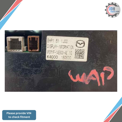 2014–2016 Mazda 3 AM FM Display Screen OEM — view 3