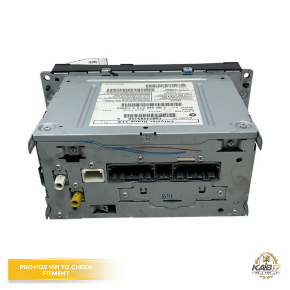 2013–2016 Chrysler Town & Country AM FM CD Navigation Radio Display Screen OEM — view 4