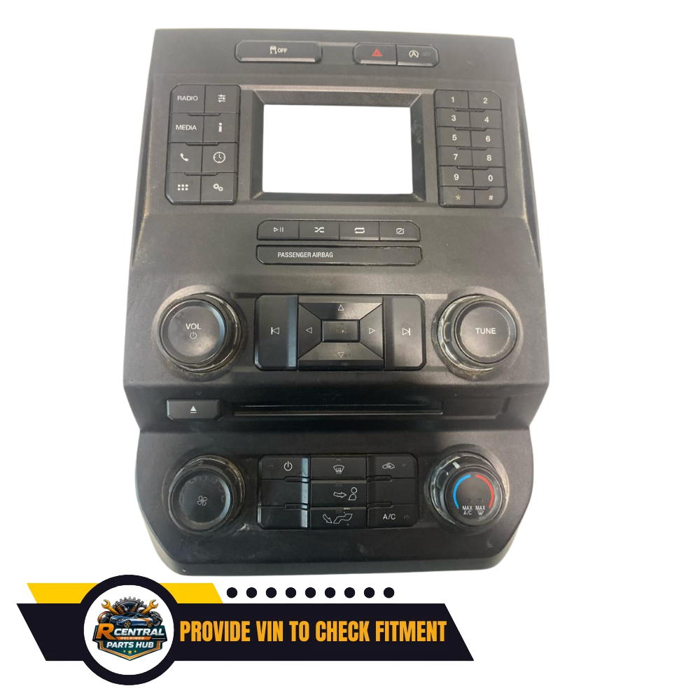 2018 Ford F150 Radio Heater Temperature Climate Control Panel OEM — view 1