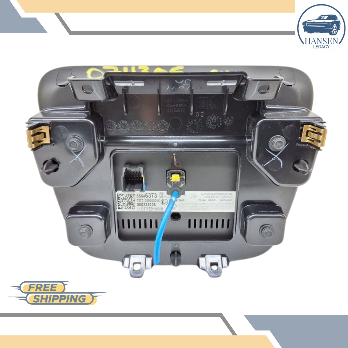 2021–2024 Chevrolet Malibu Radio Dash Display Screen ID 84712142 — view 4