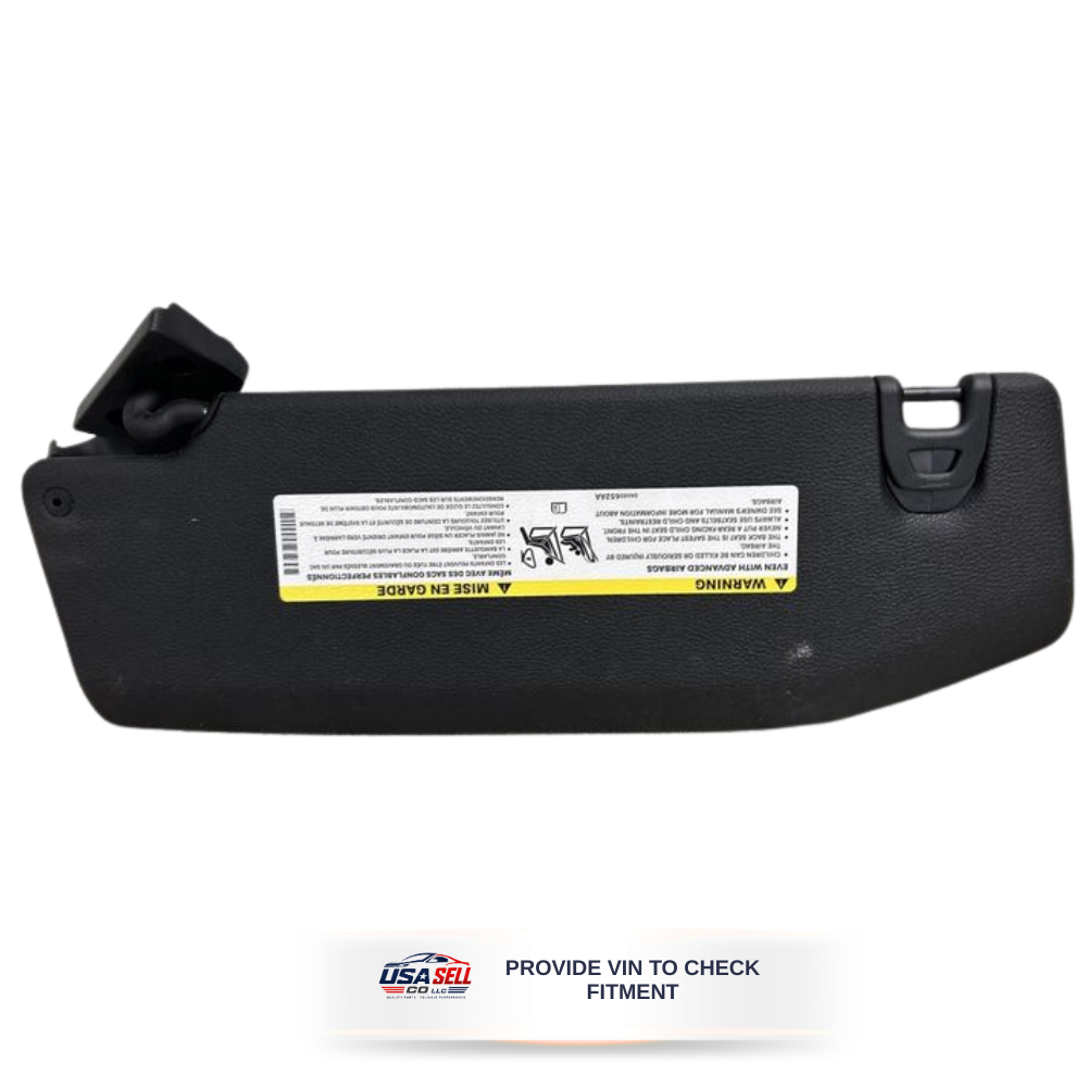 2025 Jeep Wrangler RH Passenger Sunvisor Sun Visor with Mirror & Light OEM — view 1