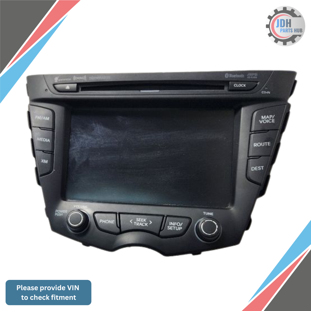 2012–2015 Hyundai Veloster Radio Receiver Display Screen with Navigation OEM — view 1