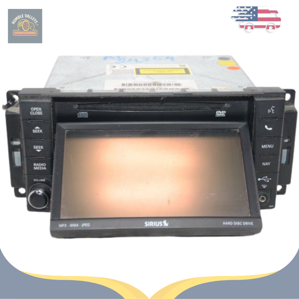 2013 Chrysler 200 AM-FM-CD-DVD-H<wbr/>DD Navigation UConnect Radio RHR OEM 13 — view 3