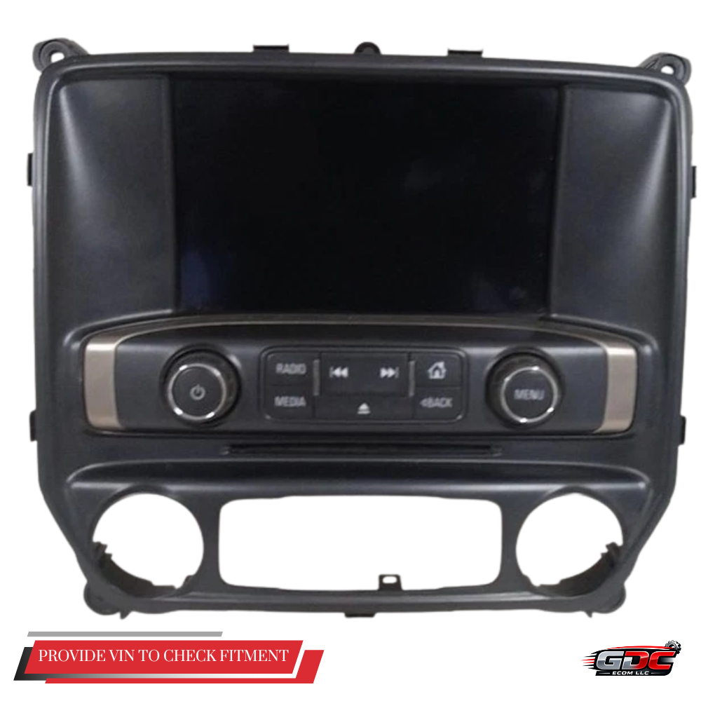 2015–2016 Chevrolet Silverado 1500 2500 Radio Control Panel Screen OEM — view 1