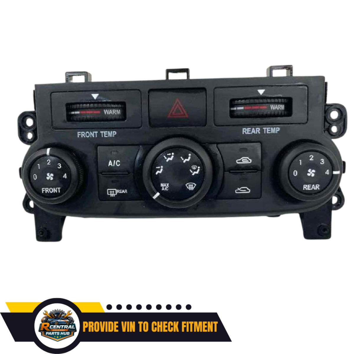 2009–2012 KIA Sedona AC Heater Control Temperature Climate 3knob 97250-4DXXX OEM — view 1