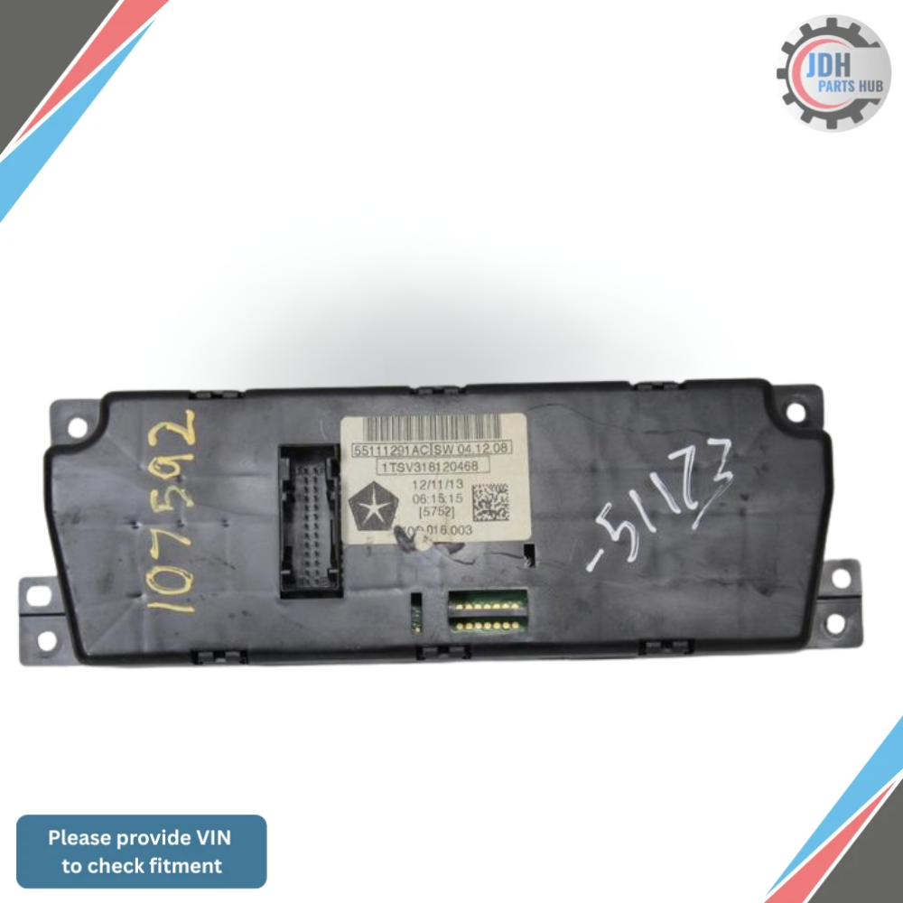 2011–2012 Dodge Ram 1500 AC Heater Climate Temperature Control with Dual Zone OEM — view 2