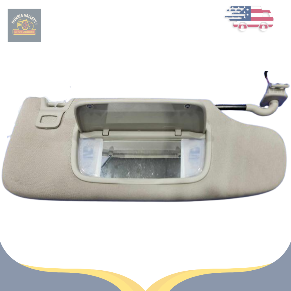 2019 Lincoln Nautilus RH Passenger Sunvisor Sun Visor with Mirror & Light OEM — view 2
