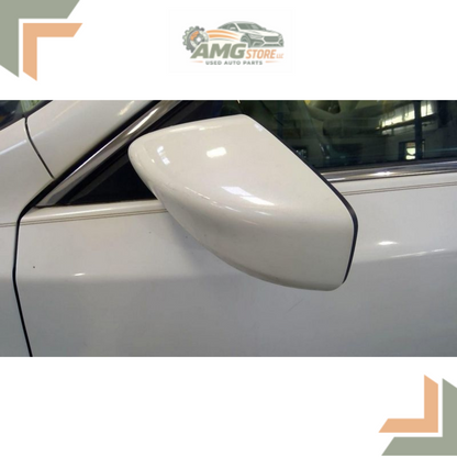 2013–2018 Nissan Altima Sedan Left Driver Side View Door Mirror White OEM — view 2