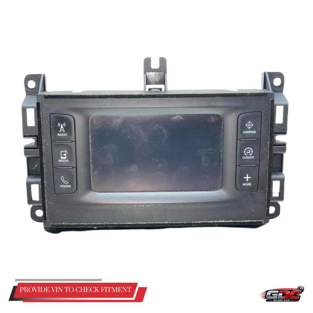 2014 Jeep Grand Cherokee AM FM Satellite Radio Receiver with Display Screen OEM — view 1