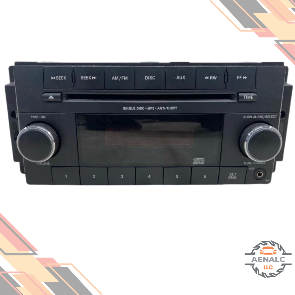 2012–2020 Dodge Caravan AM FM CD MP3 Radio Receiver RES Without Satellite OEM — view 1