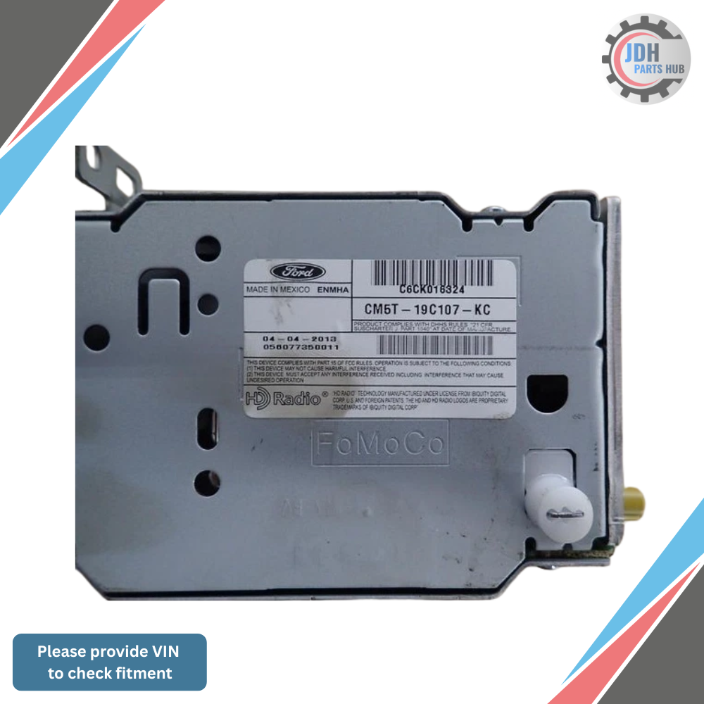2012–2014 Ford Focus Receiver AM FM Satellite Radio Receiver OEM — view 3