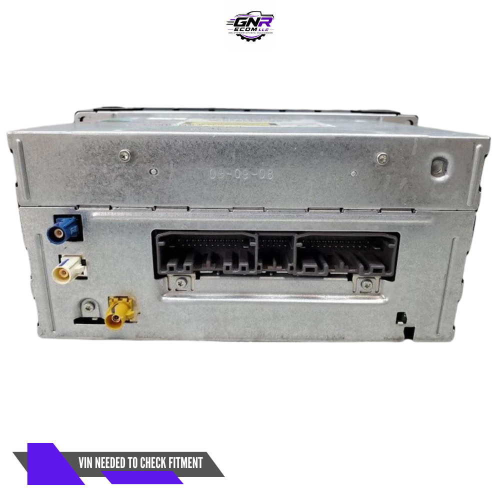 2008–2010 CHRYSLER JEEP DODGE AM-FM-DVD RADIO DISPLAY RECEIVER SATELLITE RER — view 2