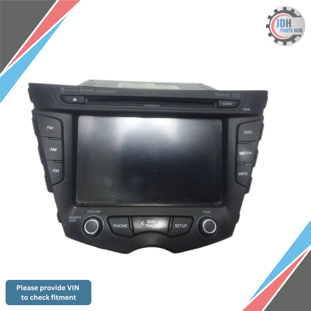2014–2016 Hyundai Veloster Radio Display Receiver CD AM FM OEM 96560 2V731 — view 1