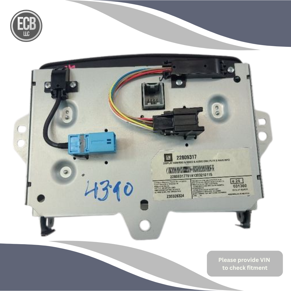 2008–2015 Cadillac CTS Navigation Information Display Screen OEM — view 4