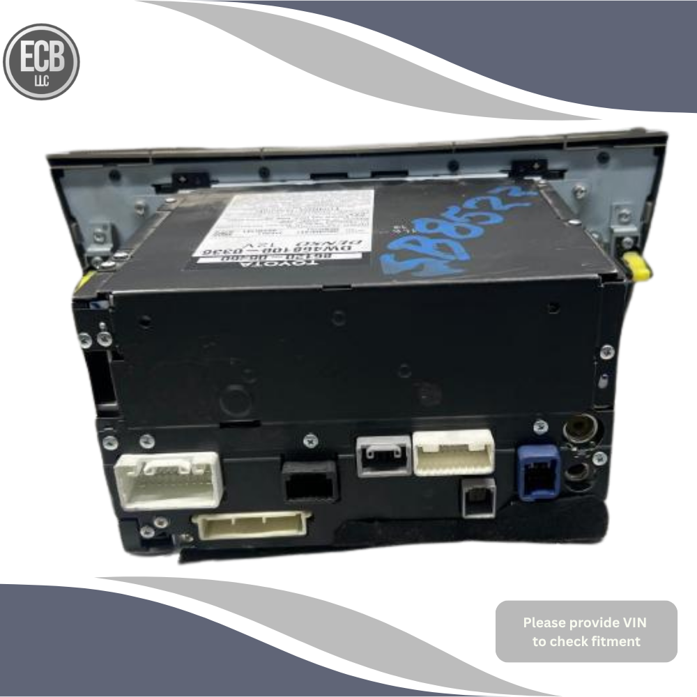 2007–2009 Toyota Camry Hybrid AM FM Navigation Sat MP3/CD/DVD Player Radio OEM — view 3