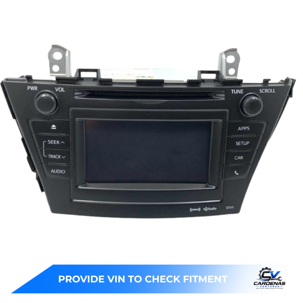 2012–2014 Toyota PRIUS Touch Screen Stereo AM FM XM HD Radio CD Player 57011 OEM — view 1