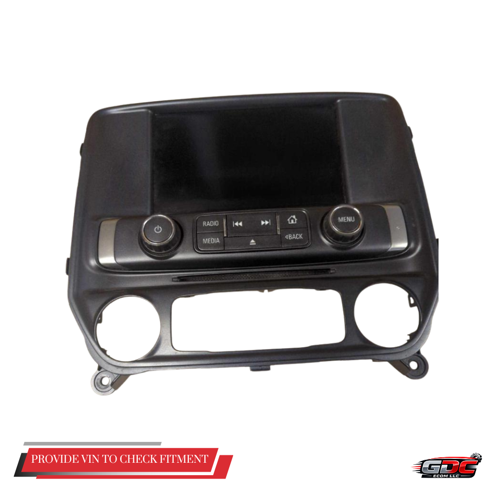 2015–2016 Chevrolet Silverado 1500 2500 Radio Control Panel Screen OEM 23485741 — view 1