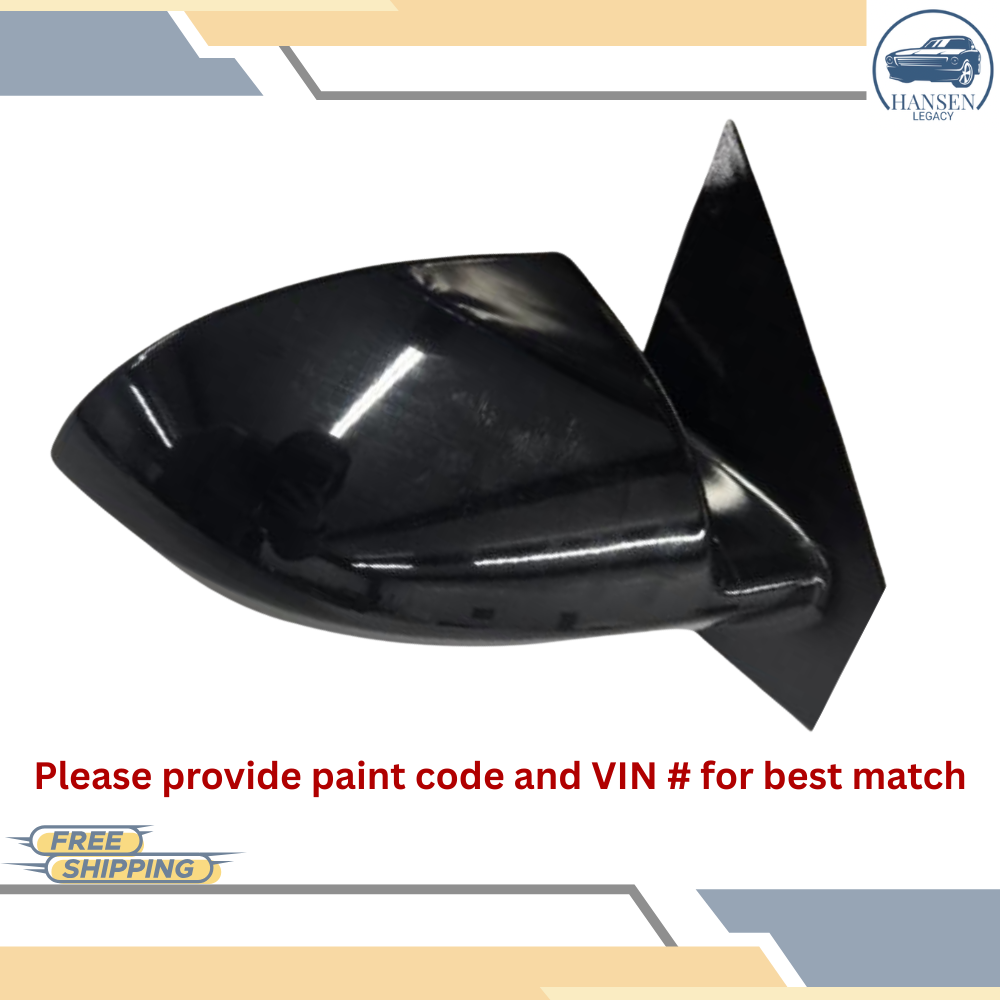 2006–2016 Chevrolet Impala Right Passenger Side View Door Mirror Option DG7 Black — view 1